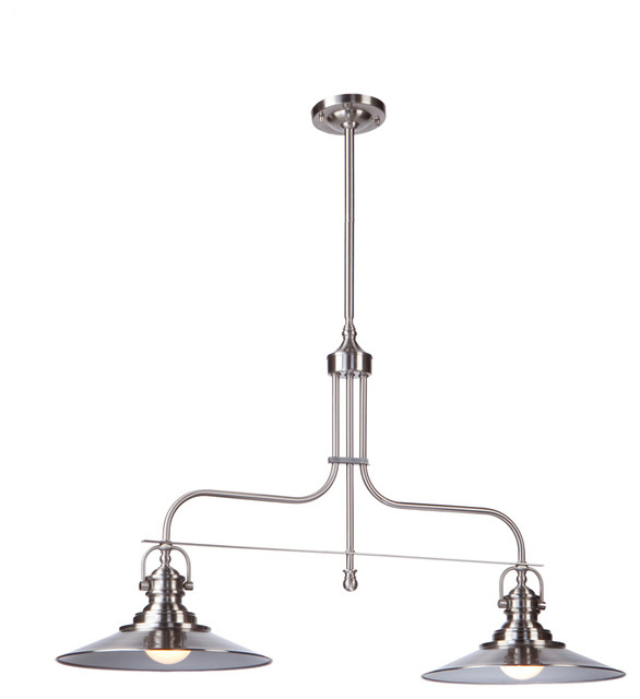 Artcraft Lighting Heath Island Light Industrial Kitchen Island