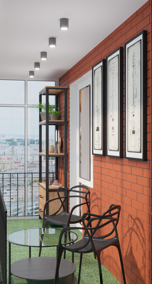 Яркая однокомнатная квартира