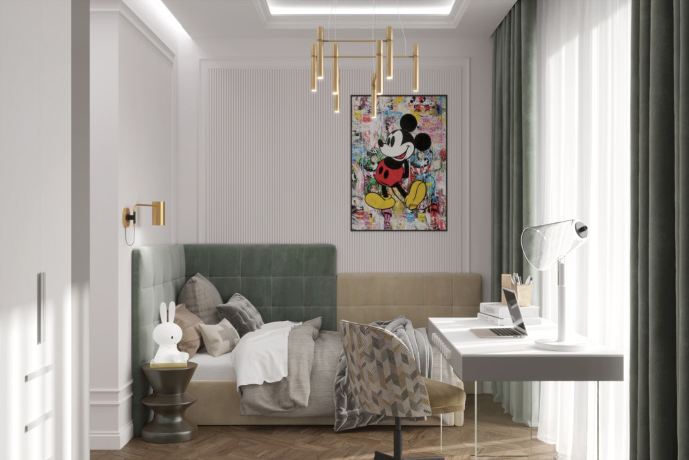 Интерьер для семьи с двумя детьми