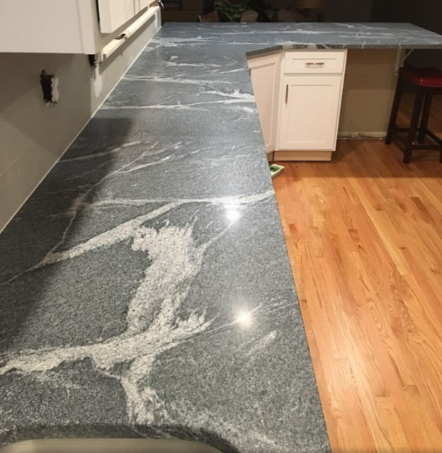 12065 Silver Grey Honed Granite Project Kitchen Other By