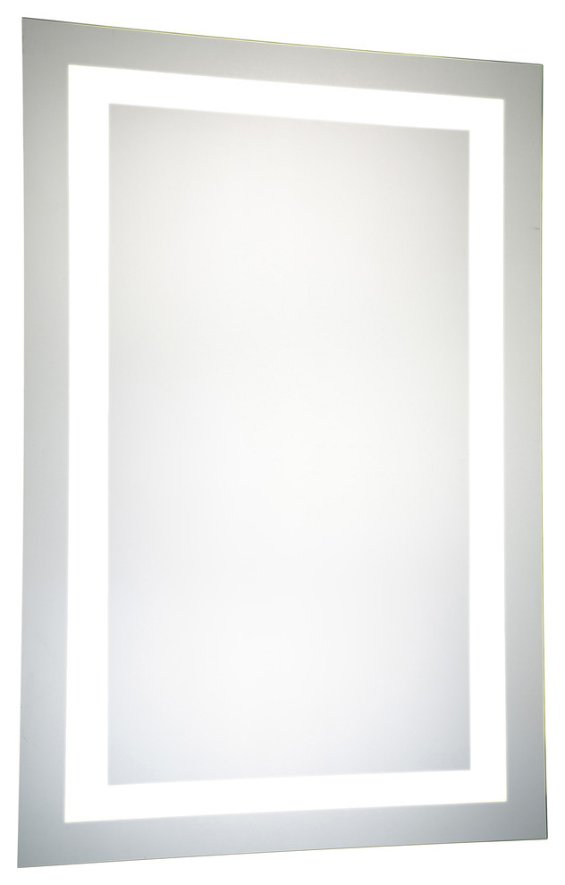LED Hardwired Mirror Rectangle W24"H40" Dimmable 5000K