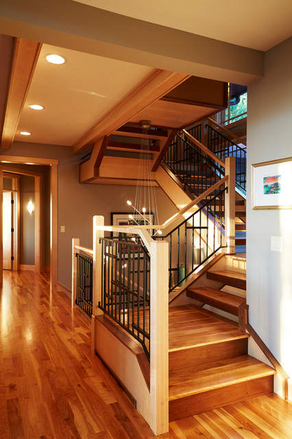 Croix Ridge contemporaneo-escalera