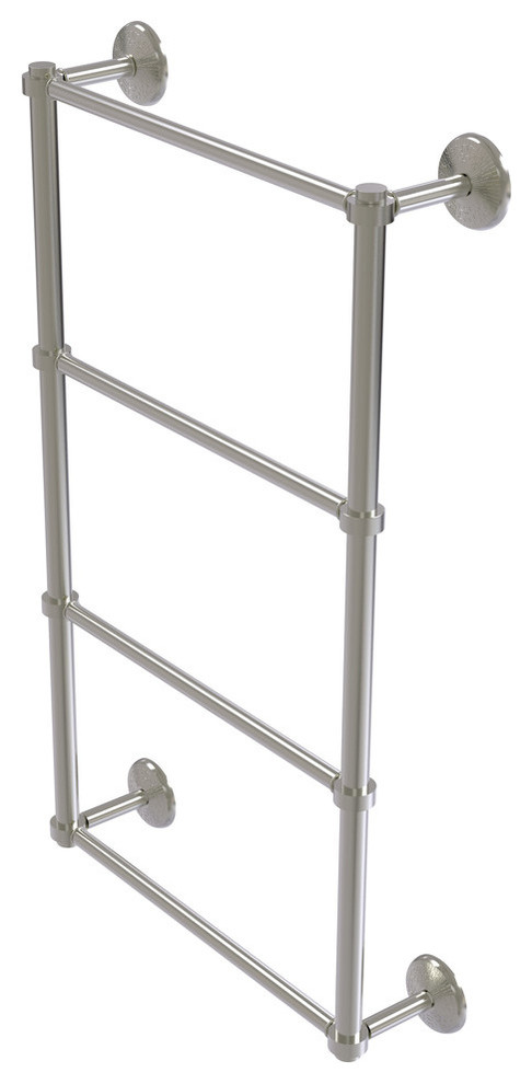 Monte Carlo Collection 4 Tier 36" Ladder Towel Bar, Satin Nickel