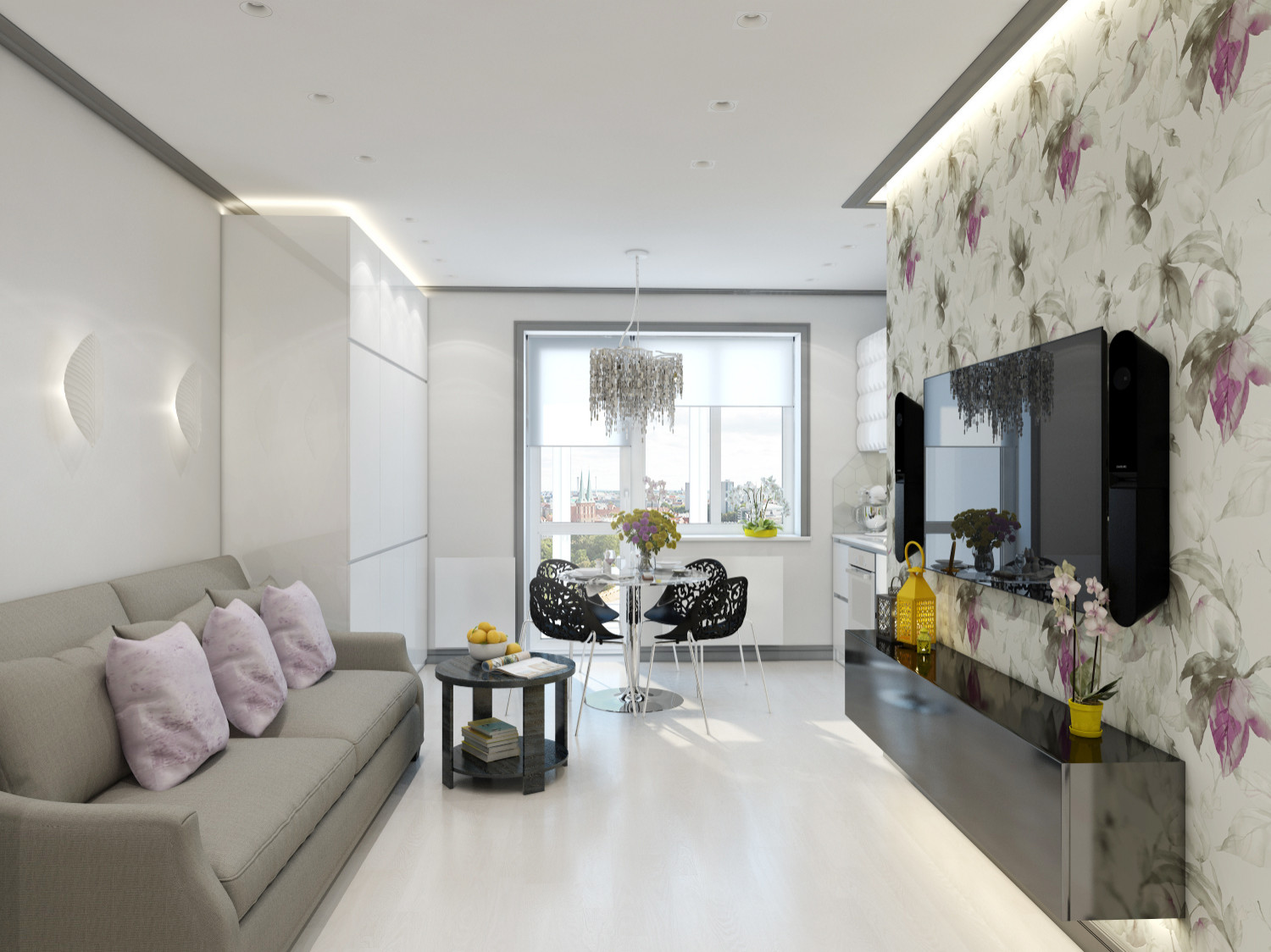 Контрасты и акварель