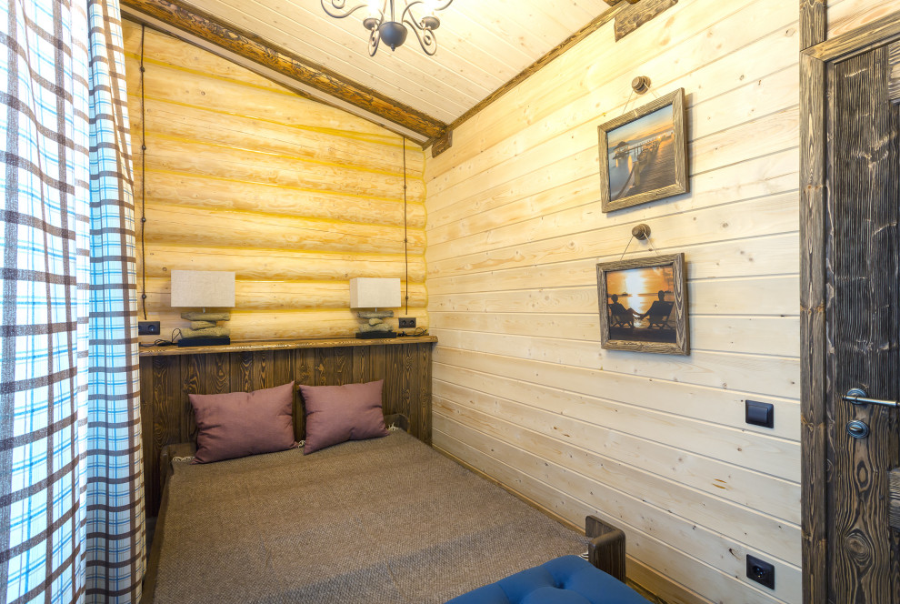 Дизайн и внутренняя отделка дома из бруса