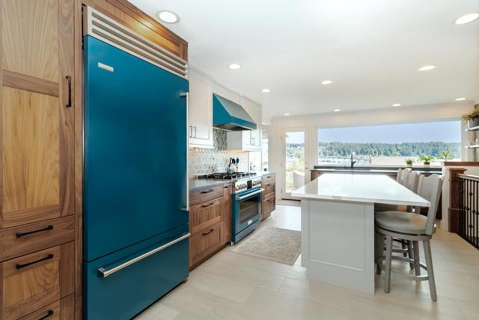 Fox Island Kitchen with a View
