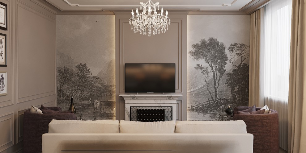 4х комнатная квартира в стиле современная классика