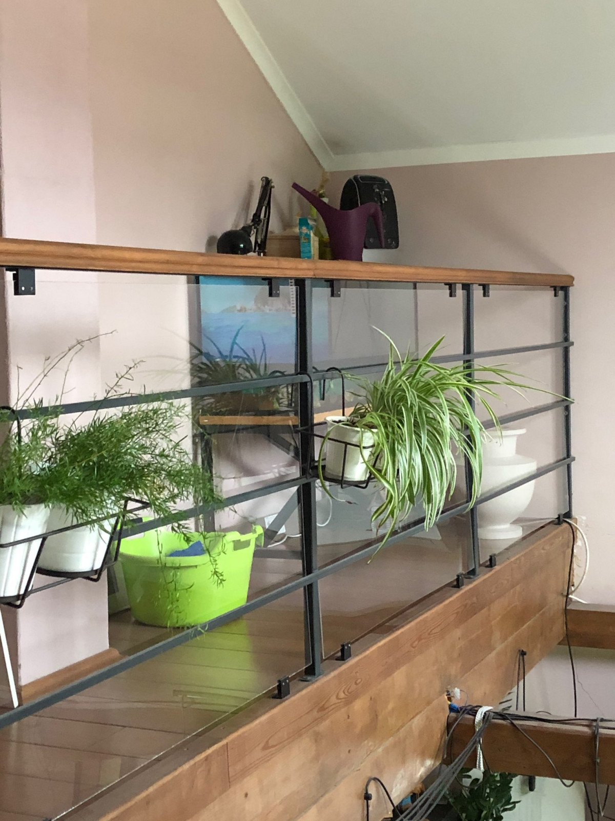 Лестница на металлокаркасе