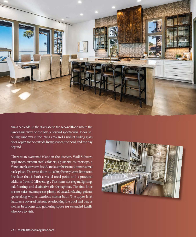 Coastal Lifestyle Magazine-  Bayside Luxury Villa