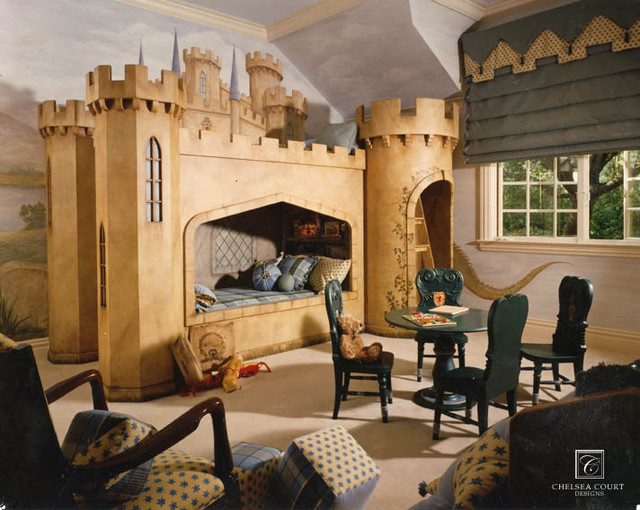 Castle Bed traditional-kids