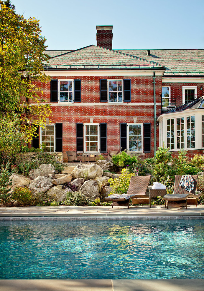 Inspiration for a traditional pool in Portland Maine.