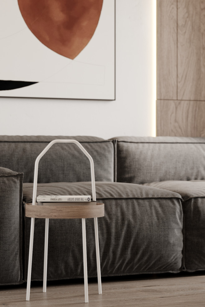 Визуализация кабинета и санузла в коттедже в д. Конохово