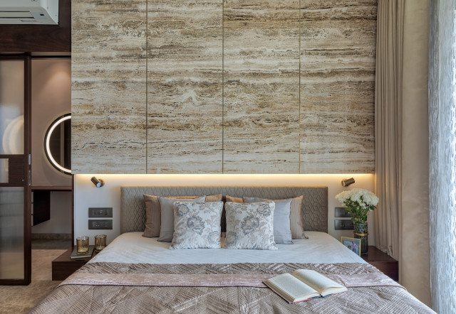 Runwal Residence contemporain-chambre