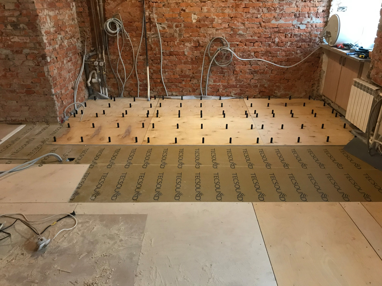 Пол в сталинке с деревянными перекрытиями