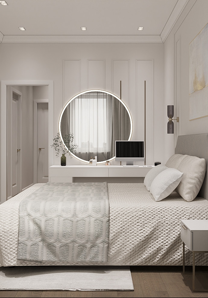 Квартира 70 м кв в неоклассическом стиле