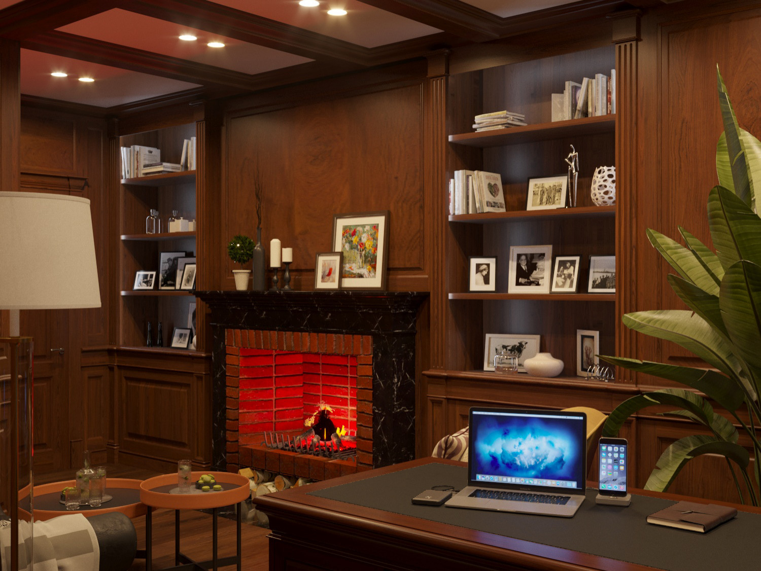 Кабинет в Английском стиле