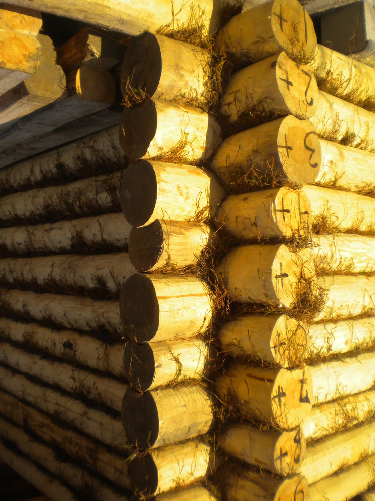 Баня из бревна