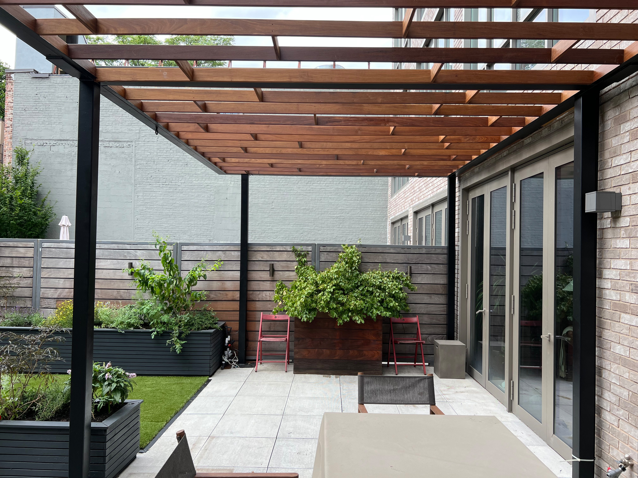 Garage Rooftop Container Garden