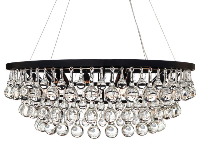 celeste glass drop crystal chandelier