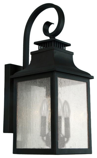 Morgan 3 Light Exterior Lighting In, Imperial Black Outdoor Wall Mount Barn Light Sconce