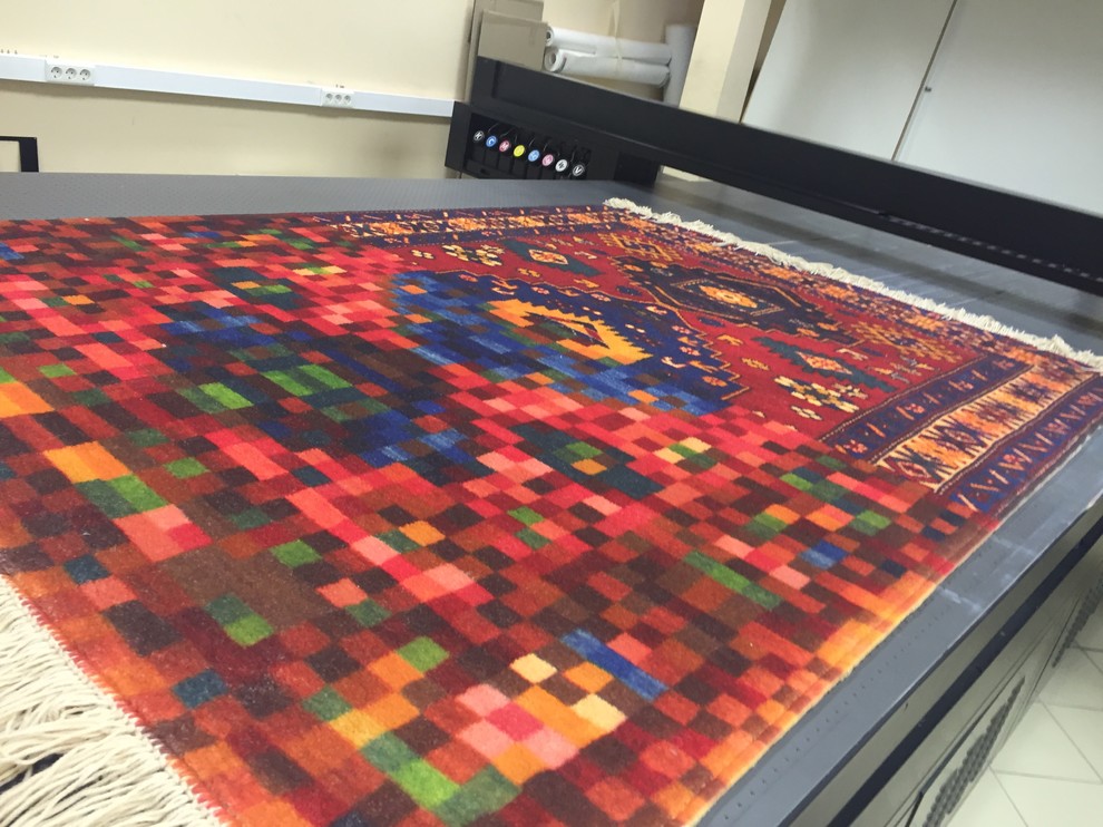 Ковер - как нетрадиционное оформление интерьера