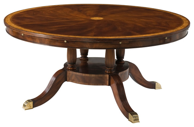 Theodore Alexander The English Cabinet Maker Bennett Radial Dining Theodore Alexander The English Cabinet Maker Bennett Radial Dining Table