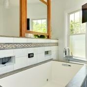 Transitional home design photo in Milwaukee