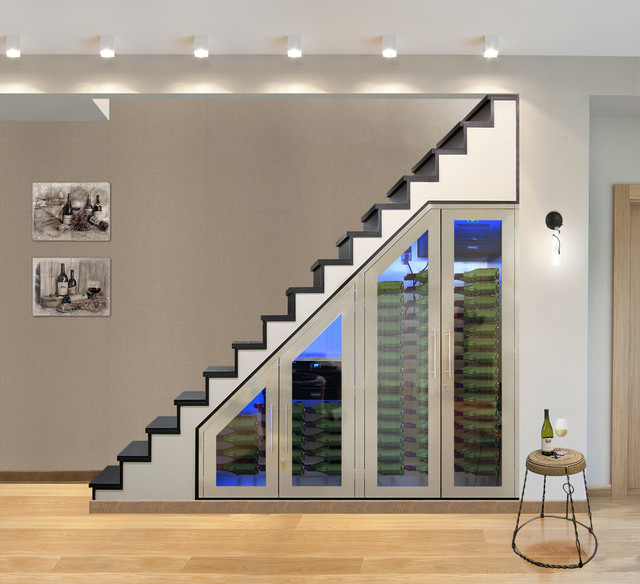 Creatice Stair Cabinet Design 