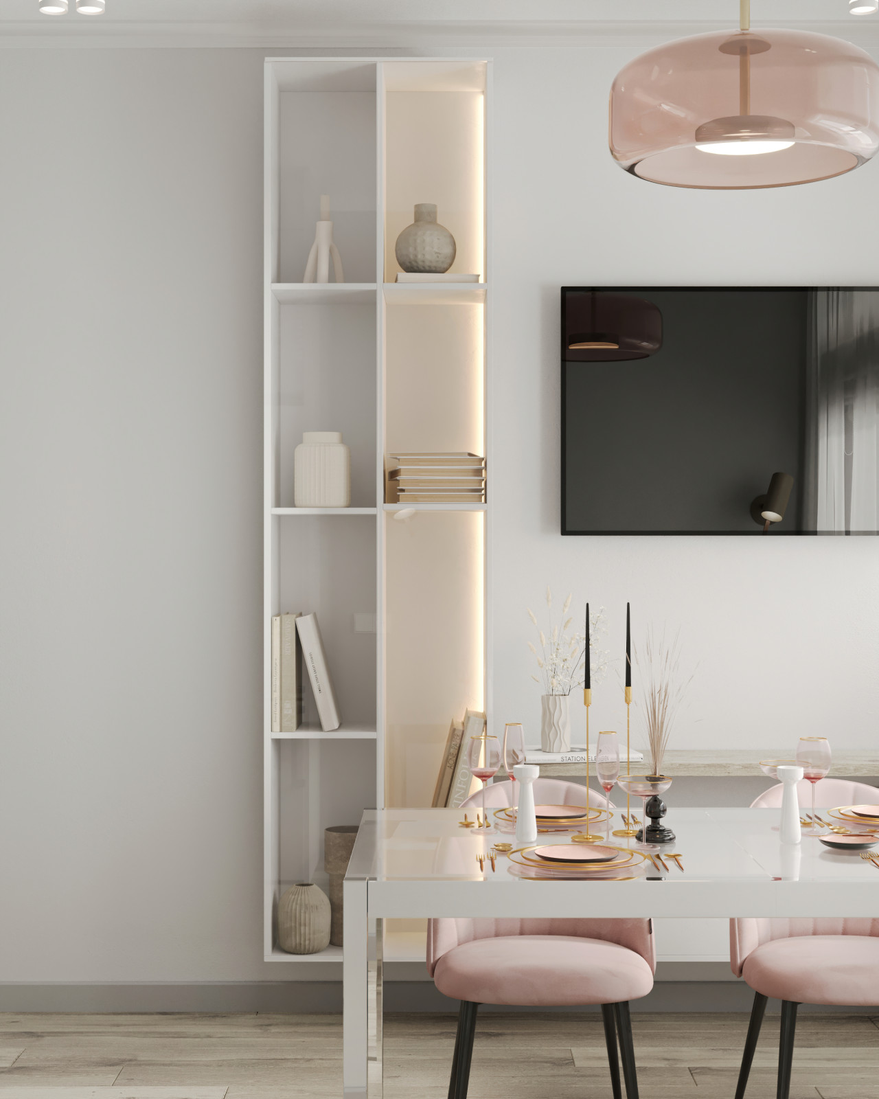 Хюгге и немного розового...