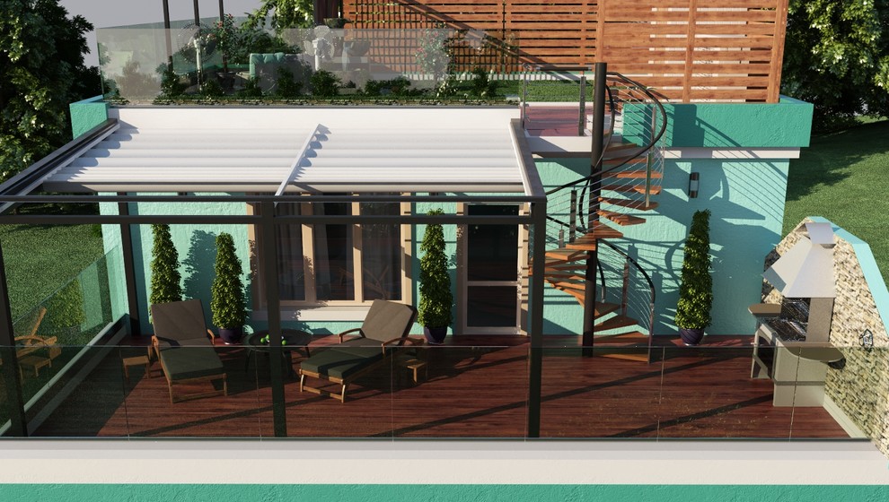 Барбекю на крыше