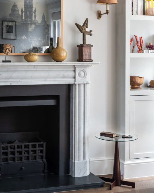 Marylebone Renovation midcentury-living-room