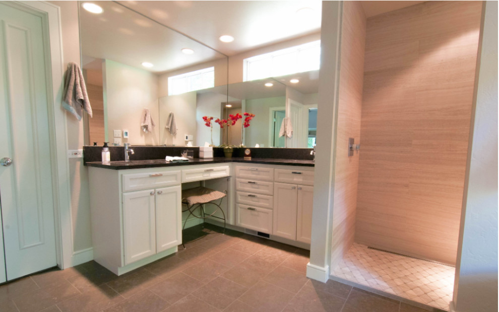 Modern Bathroom Remodel - Before & After - Modern - Bathroom - Oklahoma ...