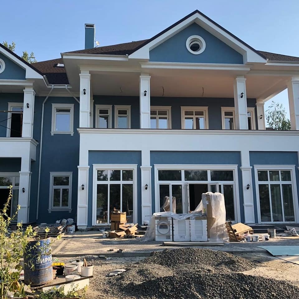 Утепление фасада мокрым способом