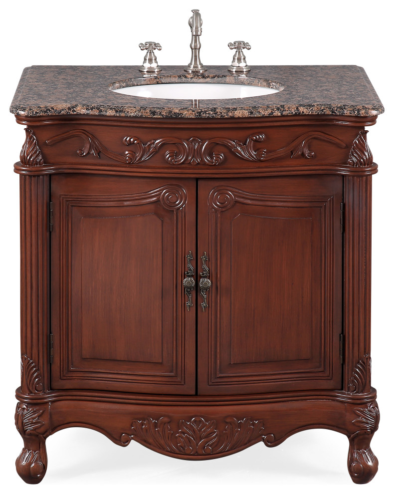 32" TraditionalStyle Fiesta AntiqueStyle Bathroom Sink Vanity