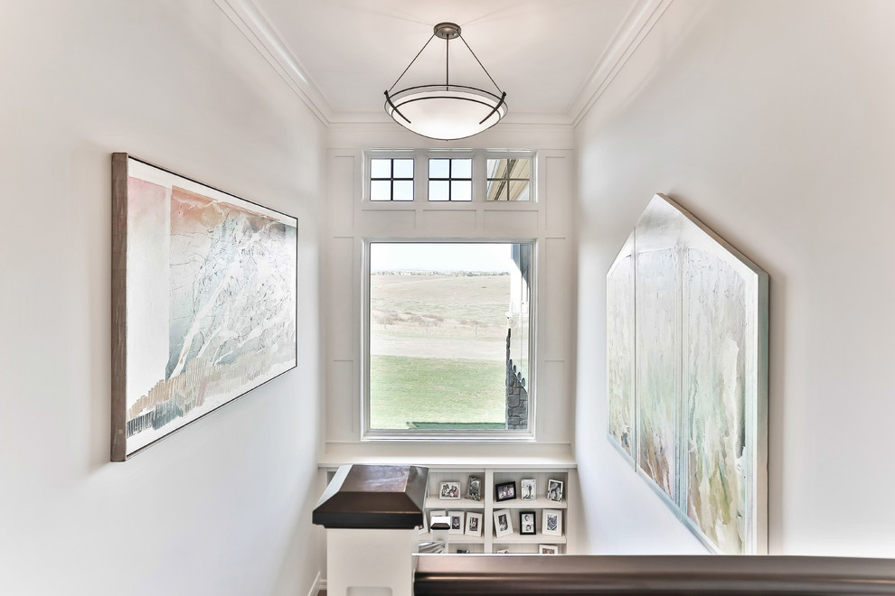 Staircase - transitional staircase idea in Calgary