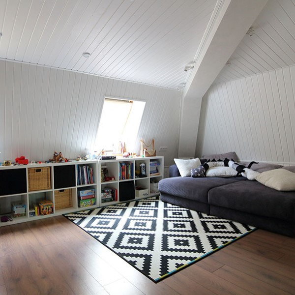 Реализованный интерьер таунхауса в Афонино