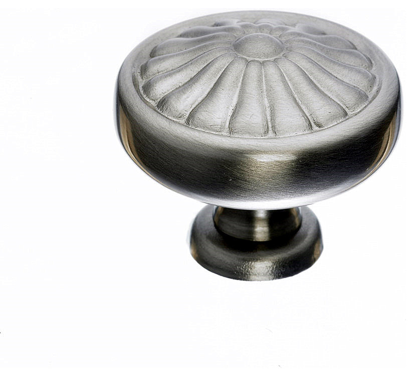 Brushed Nickel Cabinet Knobs, 1 1/4 in.