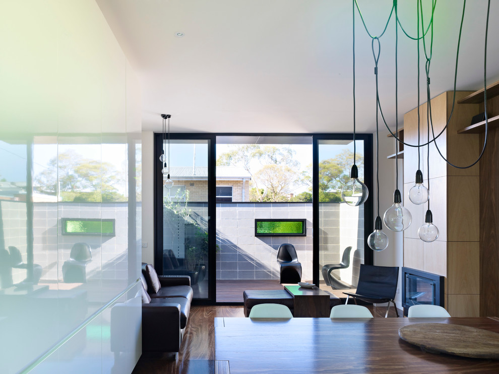Design ideas for a small modern home design in Melbourne.