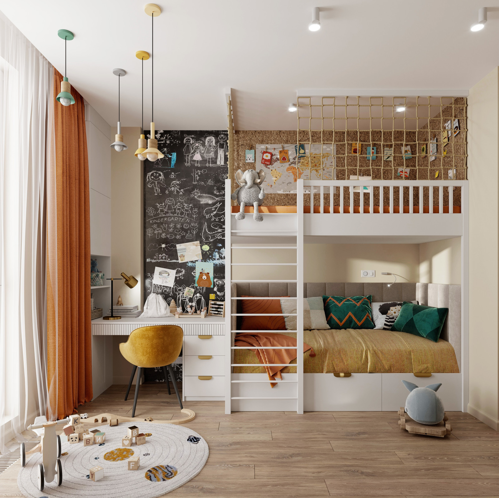 Трешка для семьи с двумя мальчиками