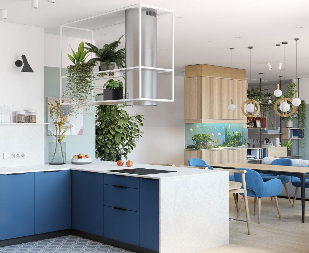 Дизайн интерьера четырехкомнатной квартиры в г. Москва