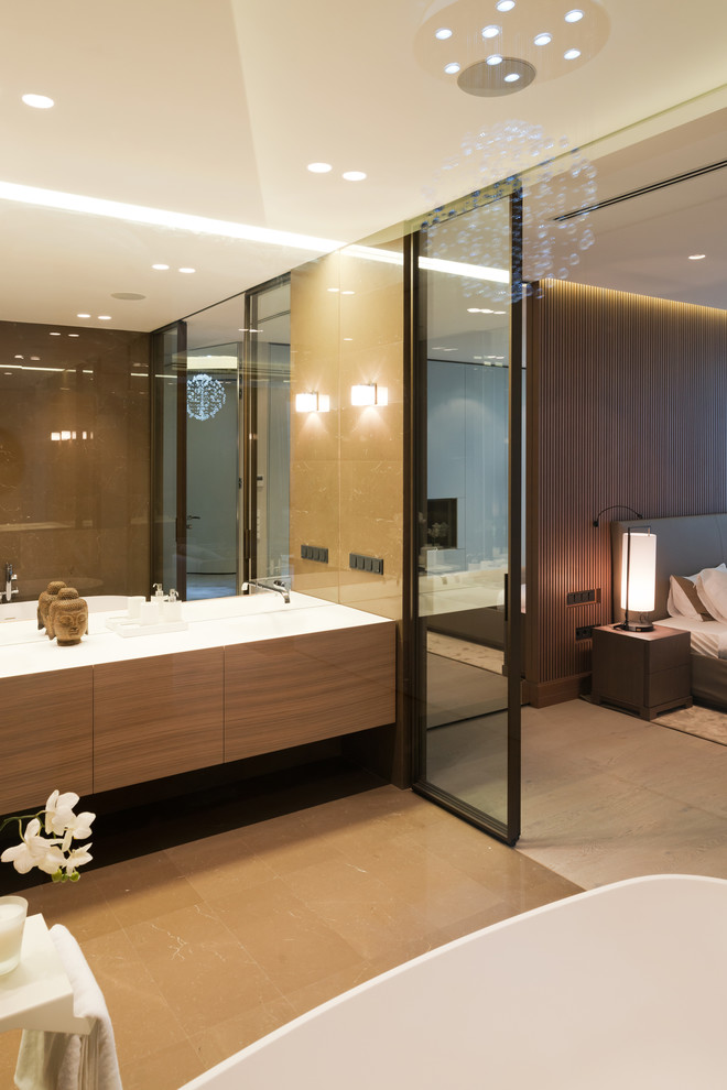 Интерьер апартаментов на 47 этаже