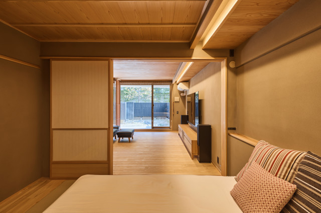 京都市TT様邸 japanisch-modern-schlafzimmer
