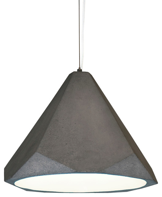 Innermost Portland 37 Modern Cement Pendant Light White
