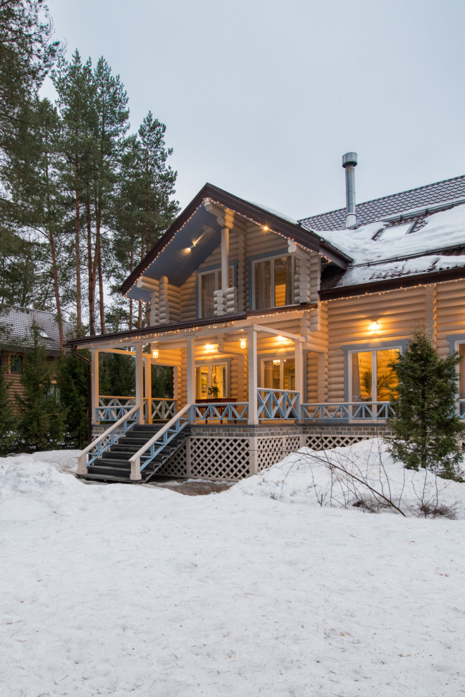Стилизация дома в КП "Заповедный бор"