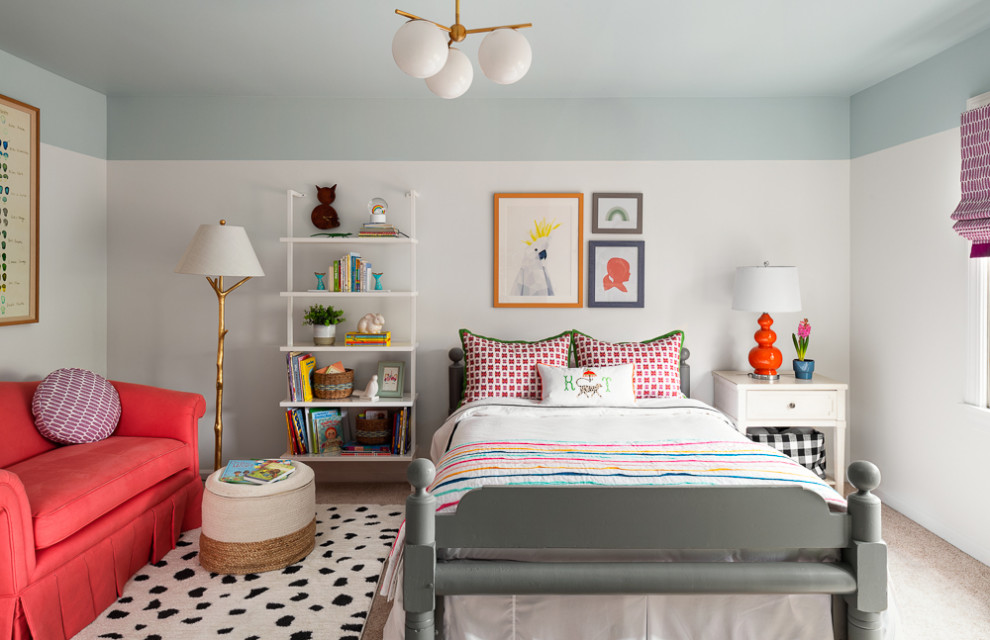 Design ideas for a classic kids' bedroom in Atlanta.