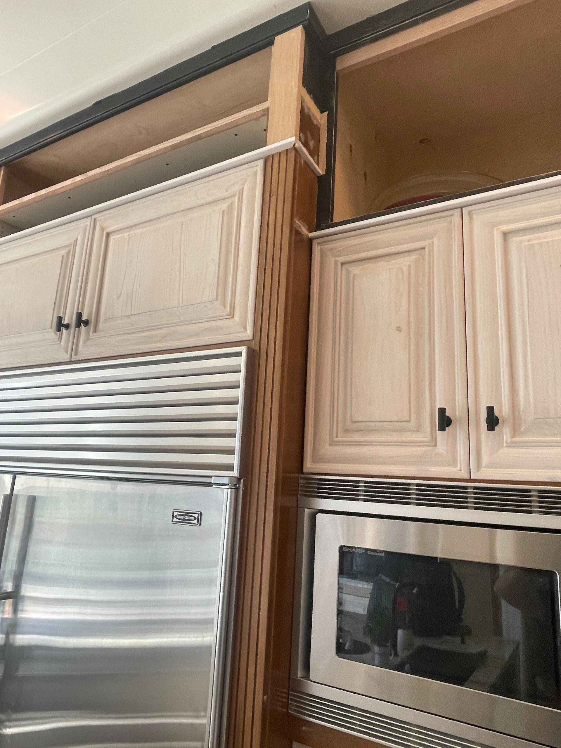 Two Tone Kitchen Reface and Partial Build