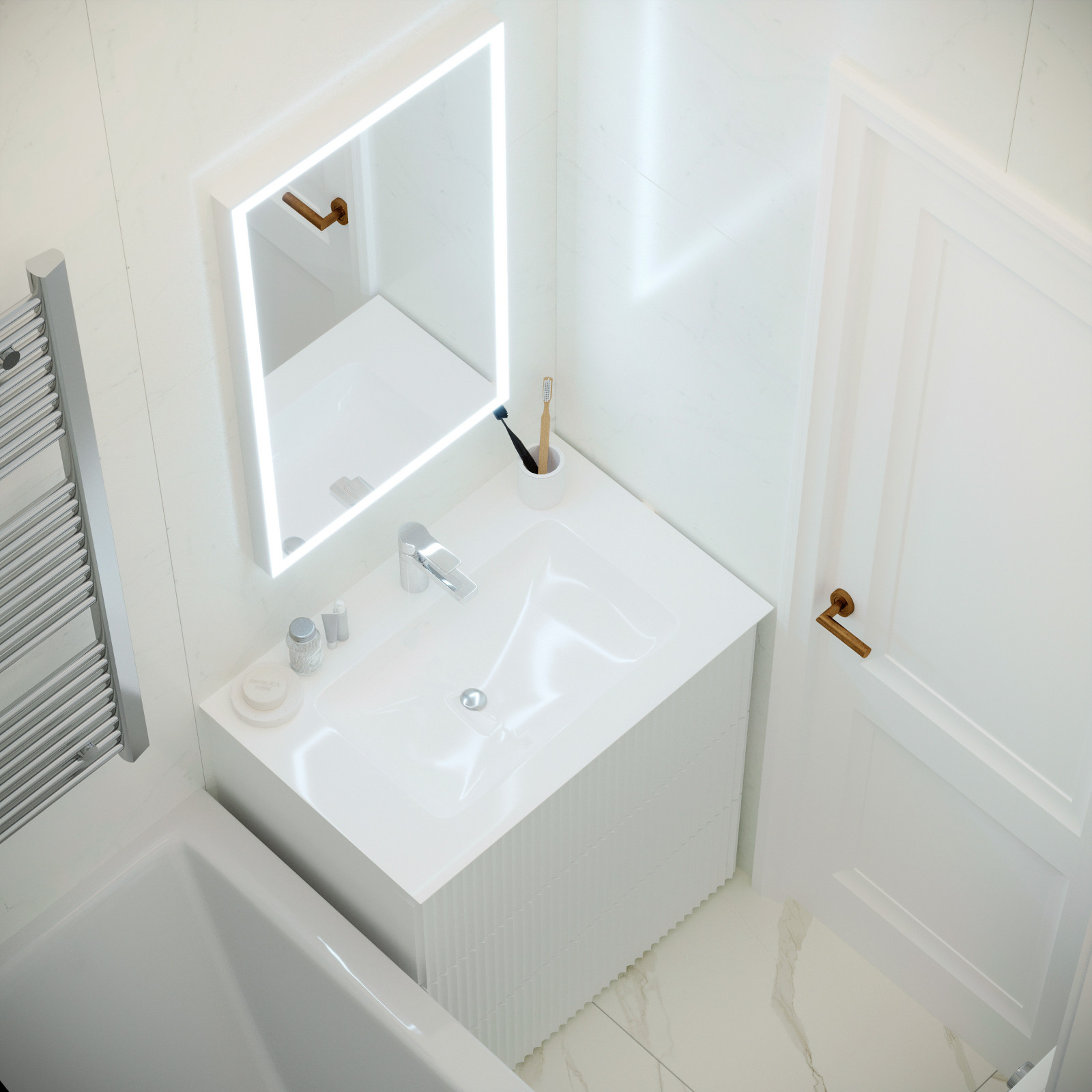 Квартира с элементами неоклассики