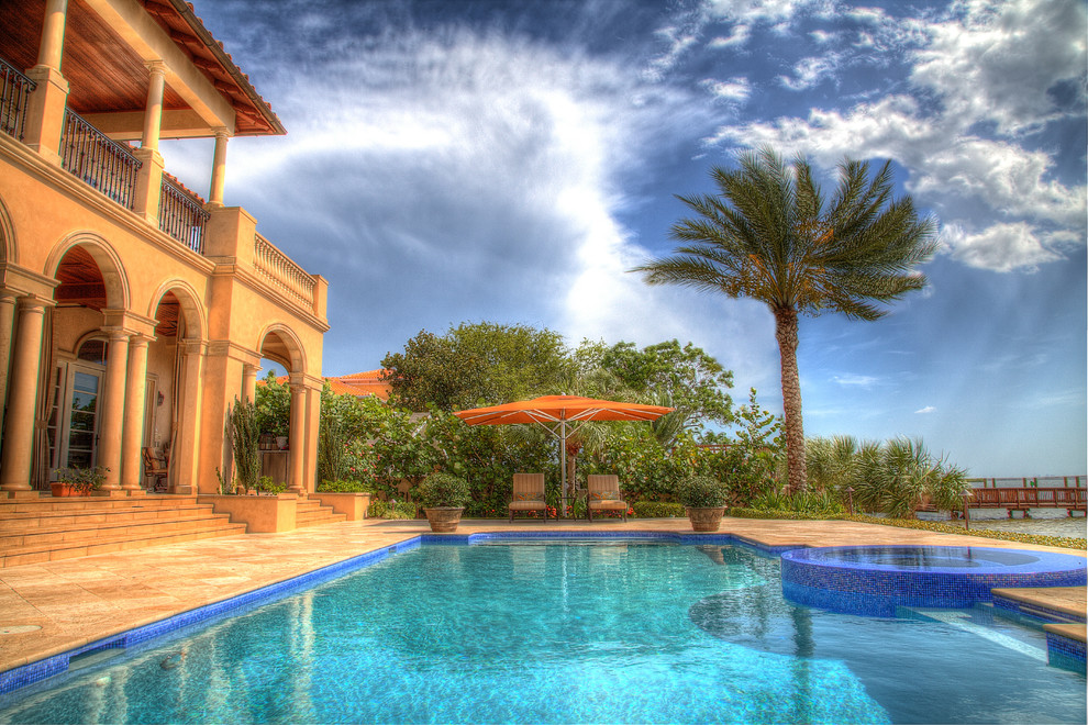 Mediterranean pool in Tampa.