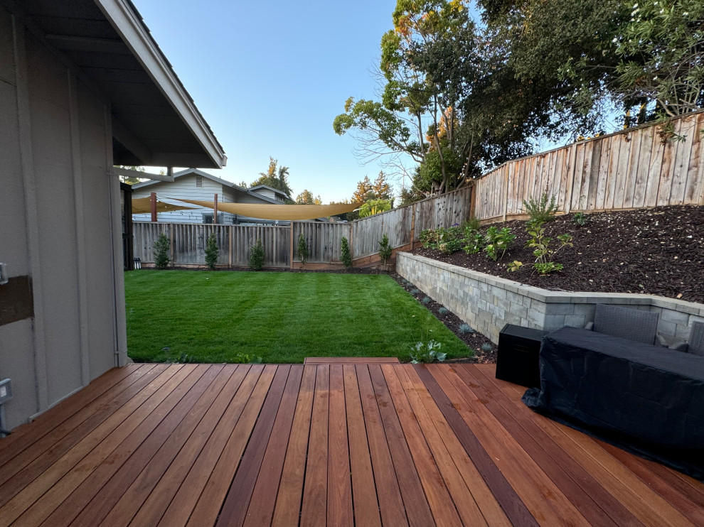 Cupertino Foothills Hillside Yard