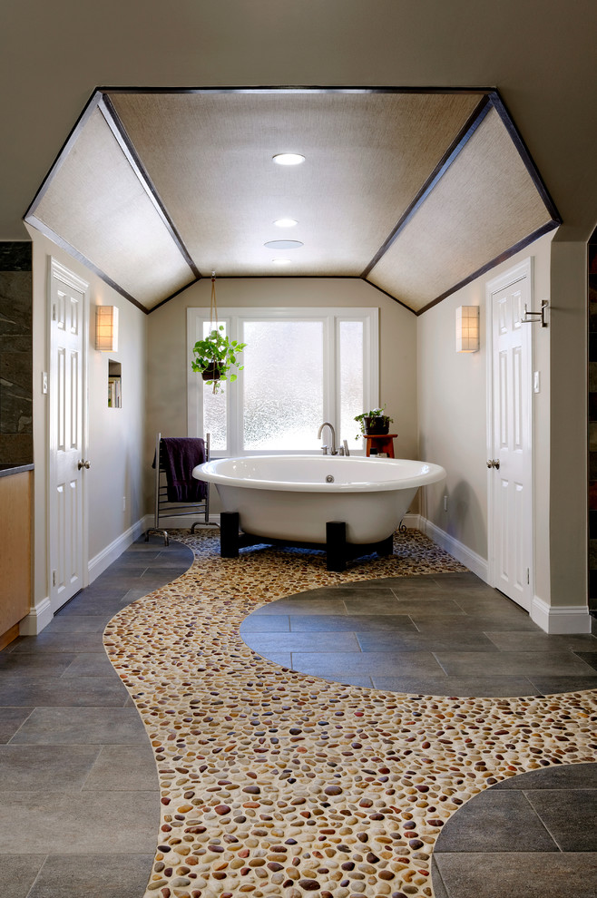 Fairfax Modern Rustic Master Bath